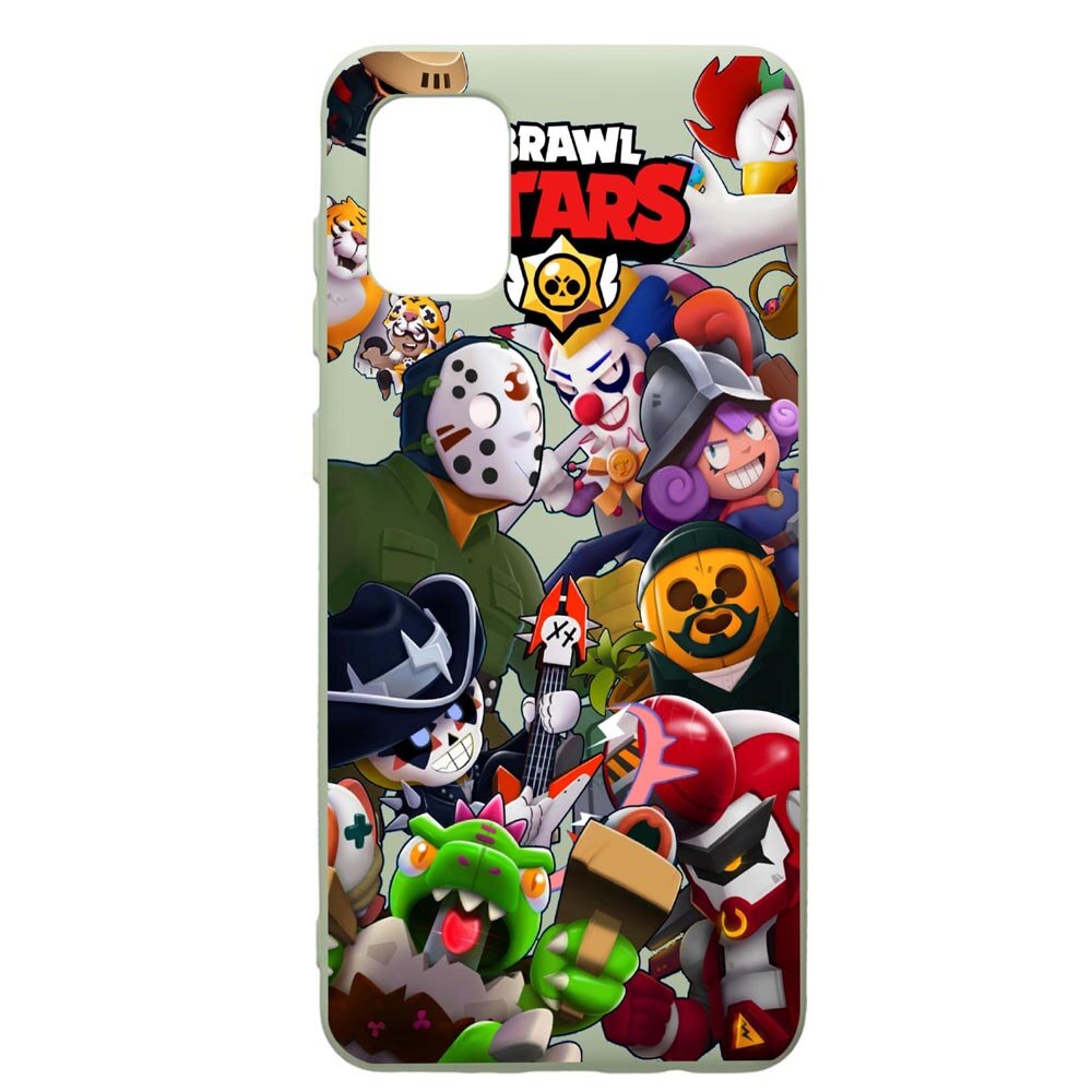 Husa de protectie Samsung Galaxy A31, Brawl Stars, silicon, cu interiorul din material textil, protectie camera, Beryl, PGR646