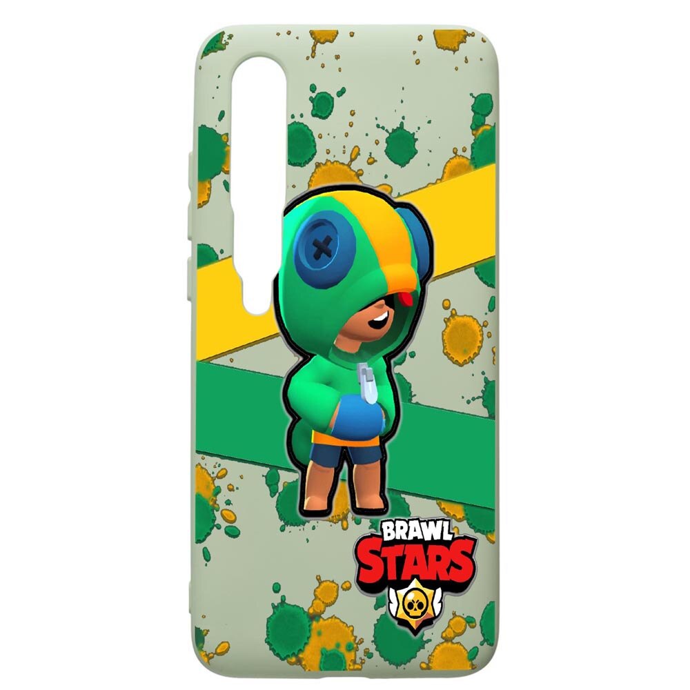 Husa de protectie Xiaomi Mi 10 / Mi 10 Pro, Brawl Stars Leon, silicon, cu interiorul din material textil, protectie camera, Beryl, PGR647