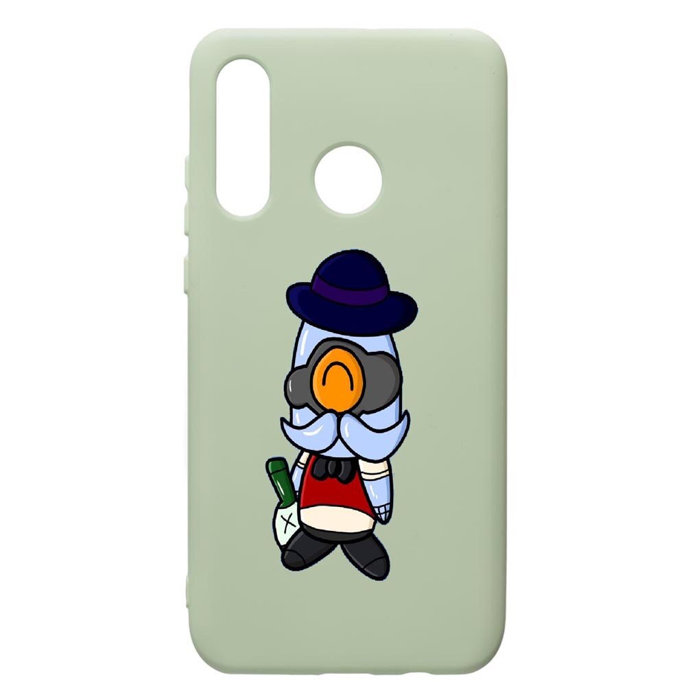 Husa de protectie Huawei P40 Lite E / Y7p, Brawl Stars, silicon, cu interiorul din material textil, protectie camera, Beryl, PGR649
