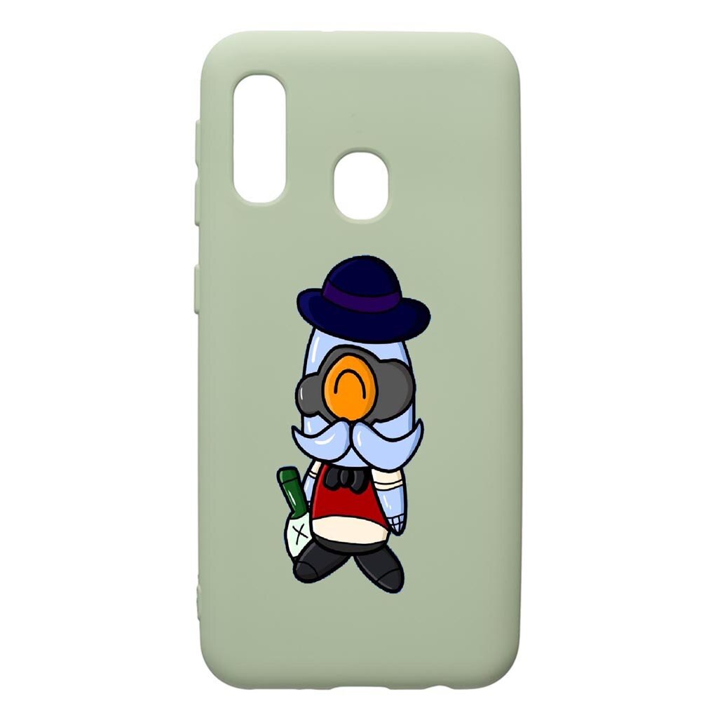 Husa de protectie Samsung Galaxy A20e, Brawl Stars, silicon, cu interiorul din material textil, protectie camera, Beryl, PGR649