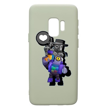 Husa de protectie Samsung Galaxy S9, Brawl Stars, silicon, cu interiorul din material textil, protectie camera, Beryl, PGR650 Husa de protectie Samsung Galaxy S9, Brawl Stars, silicon, cu interiorul din material textil, protectie camera, Beryl, PGR650
