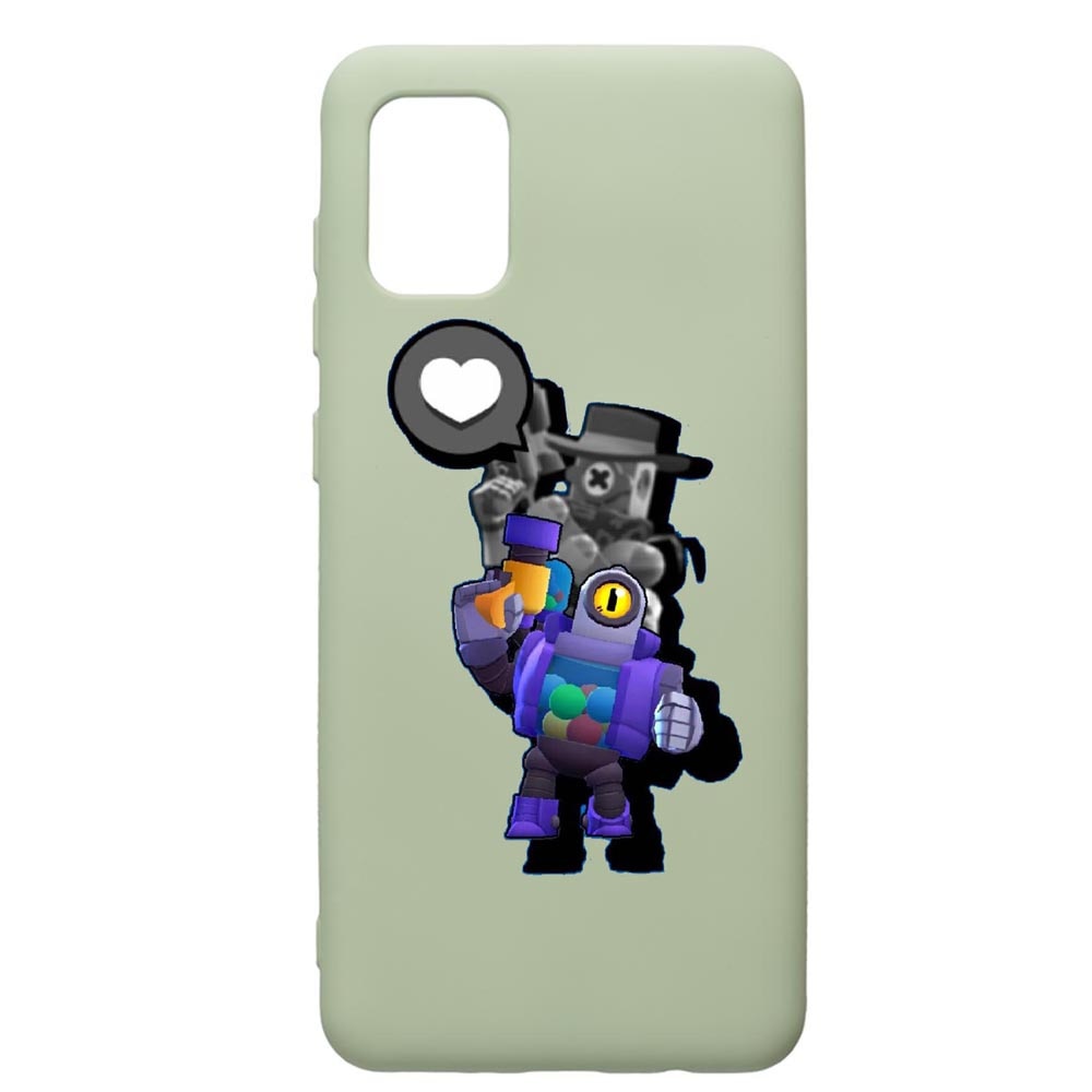 Husa de protectie Samsung Galaxy A71, Brawl Stars, silicon, cu interiorul din material textil, protectie camera, Beryl, PGR650