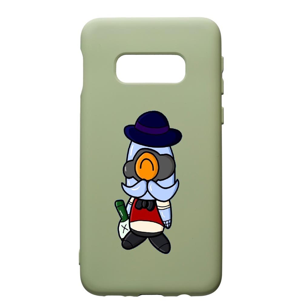 Husa de protectie Samsung Galaxy S10E, Brawl Stars, silicon, cu interiorul din material textil, protectie camera, Beryl, PGR649