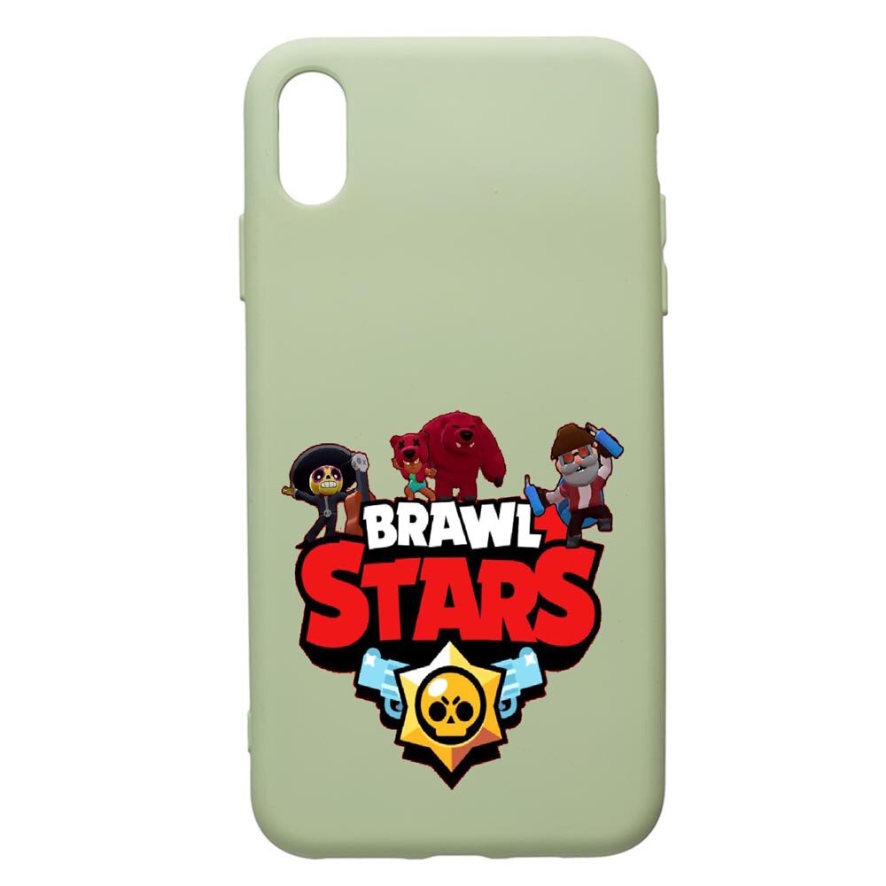 Husa de protectie Huawei Y5 2019, Brawl Stars, silicon, cu interiorul din material textil, protectie camera, Beryl, PGR651