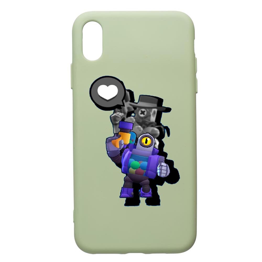 Husa de protectie Apple iPhone XR, Brawl Stars, silicon, cu interiorul din material textil, protectie camera, Beryl, PGR650