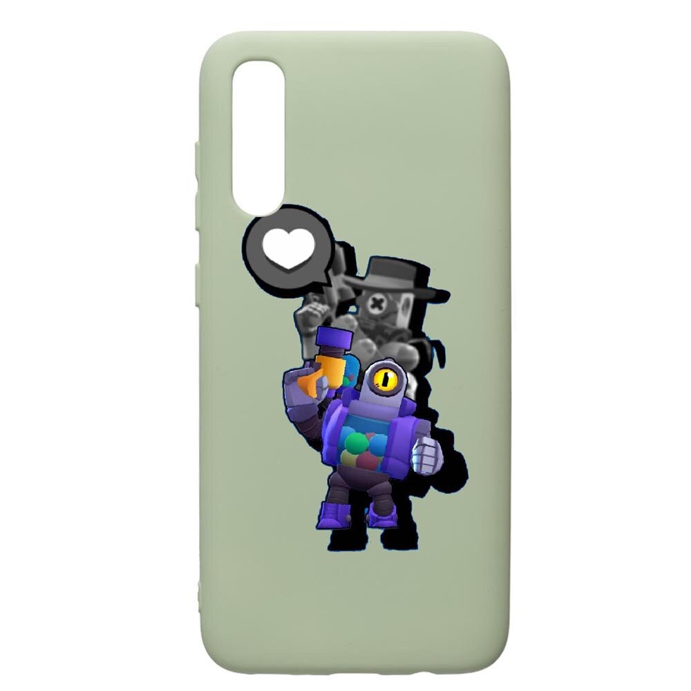 Husa de protectie Samsung Galaxy A70, Brawl Stars, silicon, cu interiorul din material textil, protectie camera, Beryl, PGR650