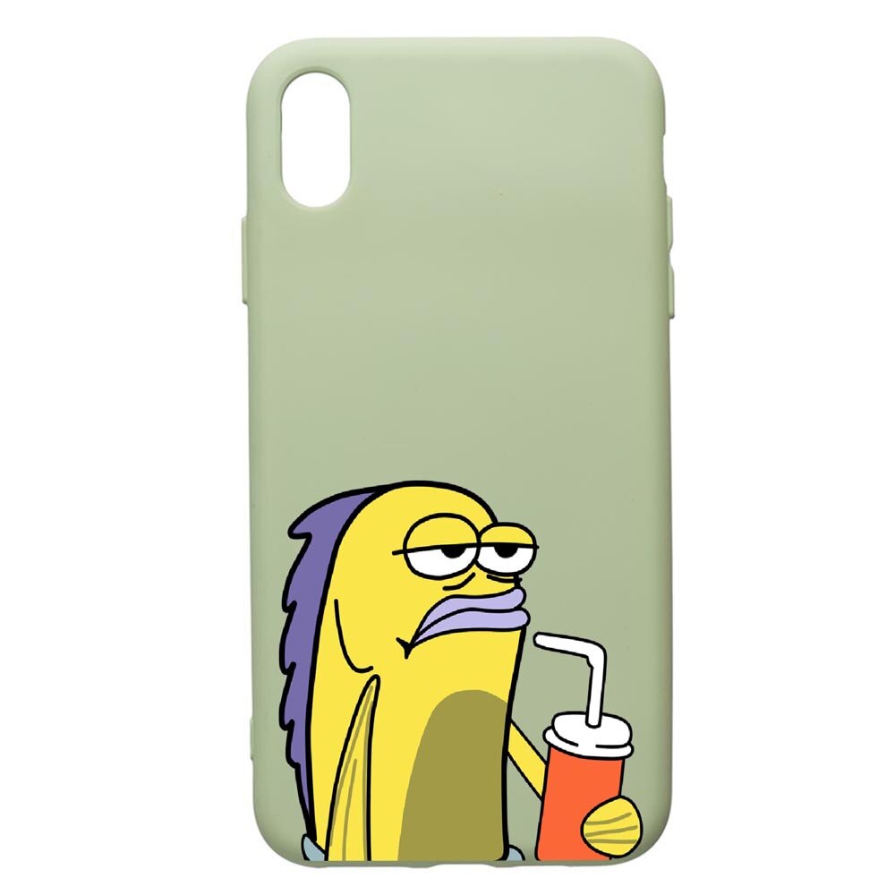 Husa de protectie Apple iPhone XR, Meme, silicon, cu interiorul din material textil, protectie camera, Beryl, PGR652