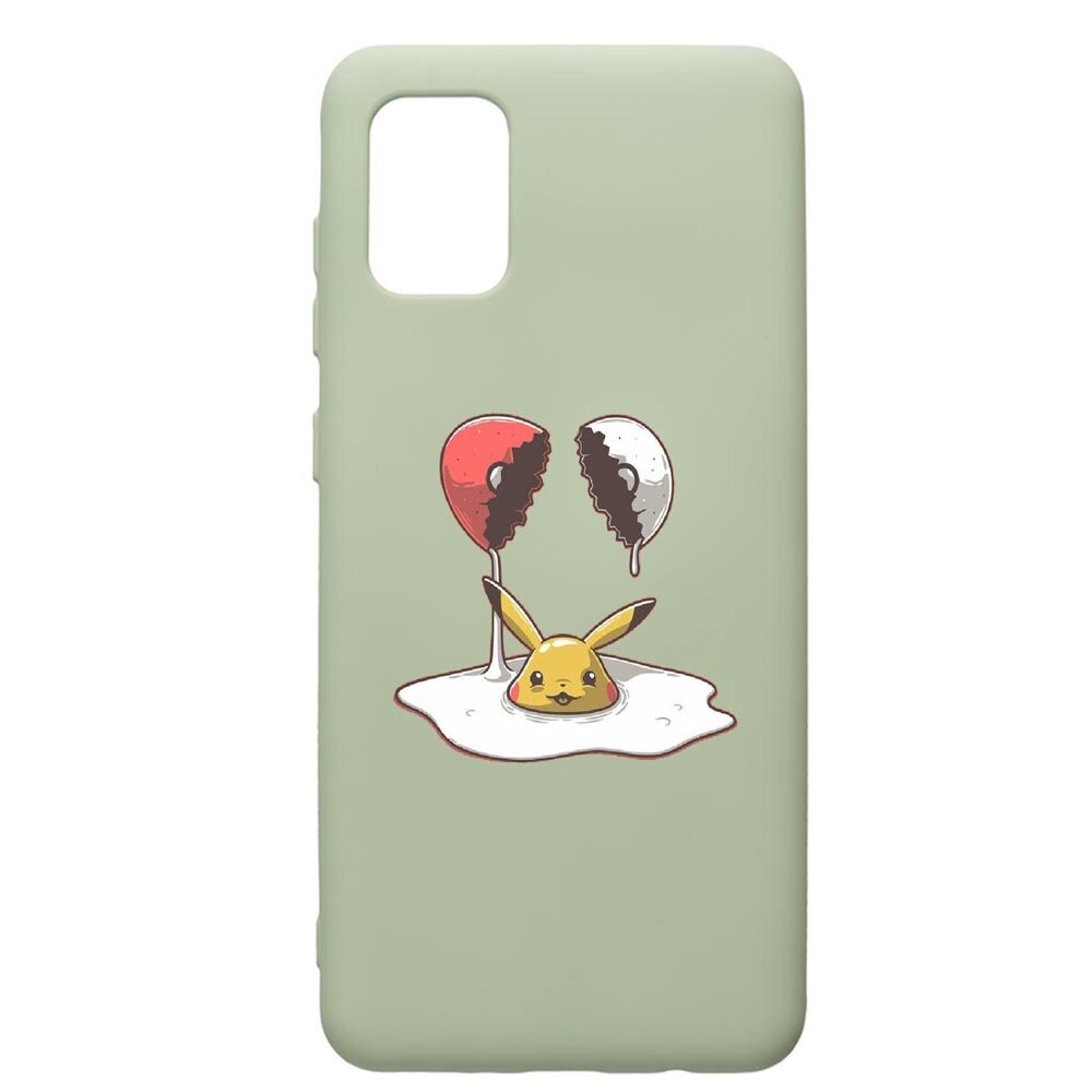 Husa de protectie Samsung Galaxy A71, Meme, silicon, cu interiorul din material textil, protectie camera, Beryl, PGR656