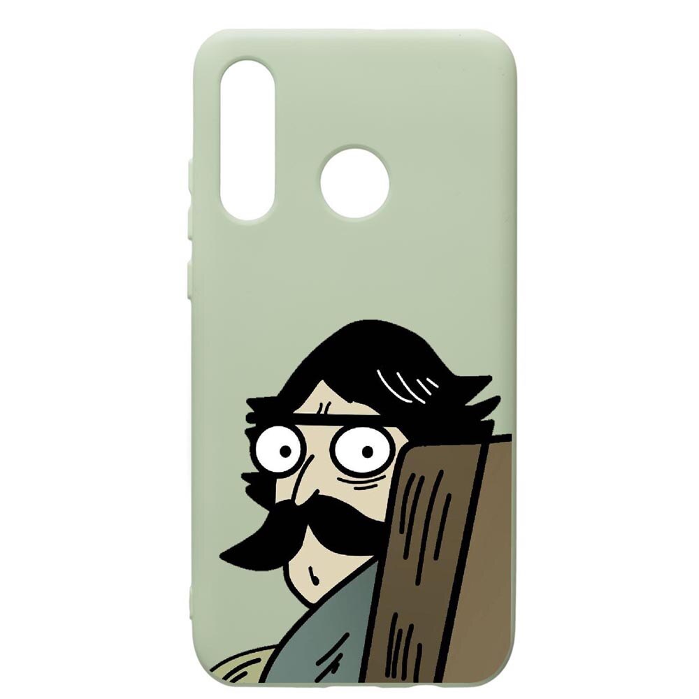 Husa de protectie Huawei P30 Lite, Meme, silicon, cu interiorul din material textil, protectie camera, Beryl, PGR653
