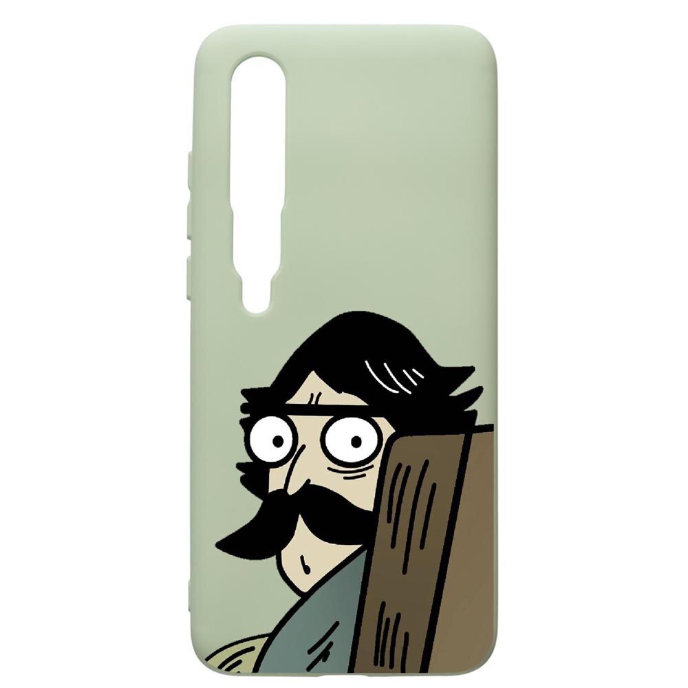 Husa de protectie Xiaomi Mi 10 / Mi 10 Pro, Meme, silicon, cu interiorul din material textil, protectie camera, Beryl, PGR653
