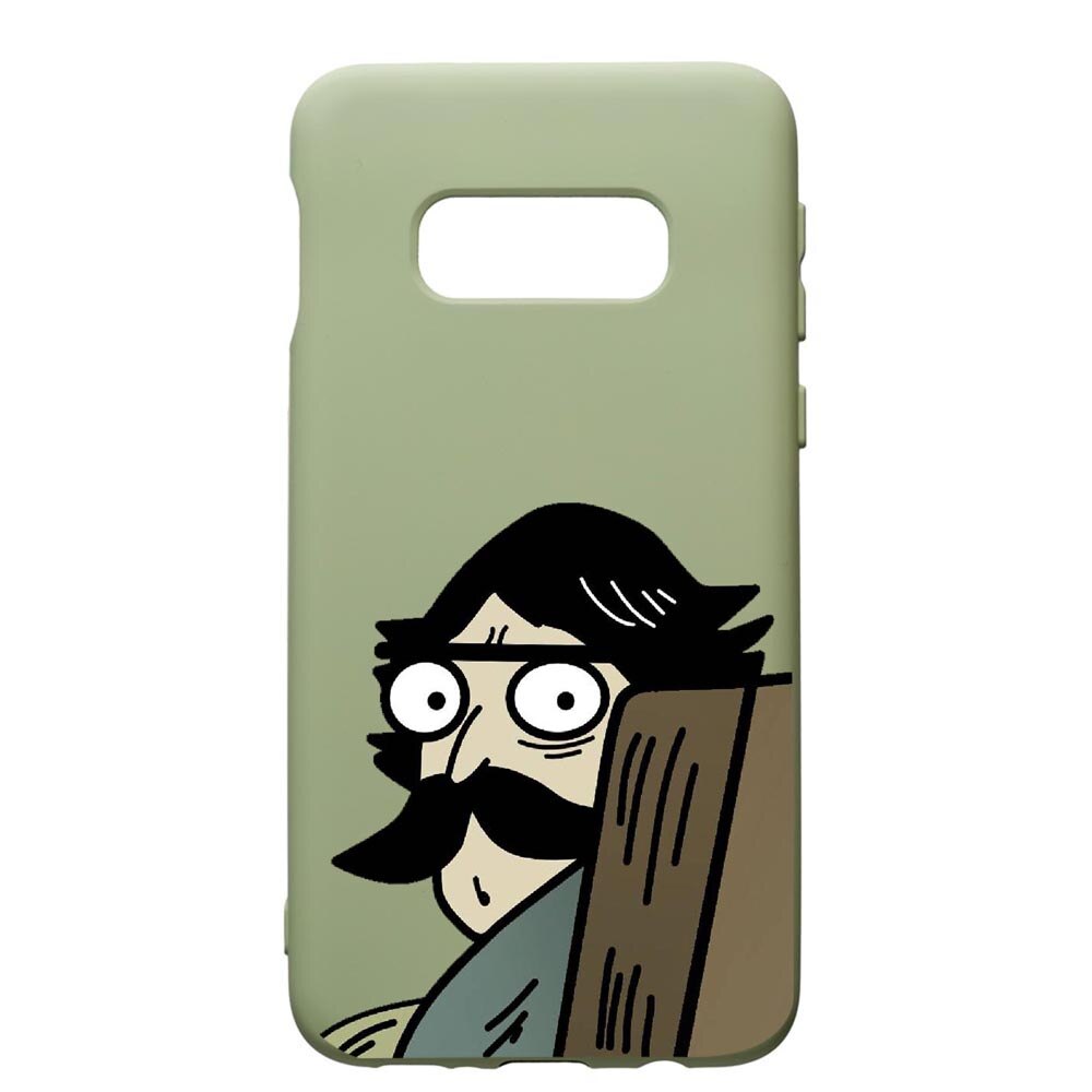 Husa de protectie Samsung Galaxy S10, Meme, silicon, cu interiorul din material textil, protectie camera, Beryl, PGR653