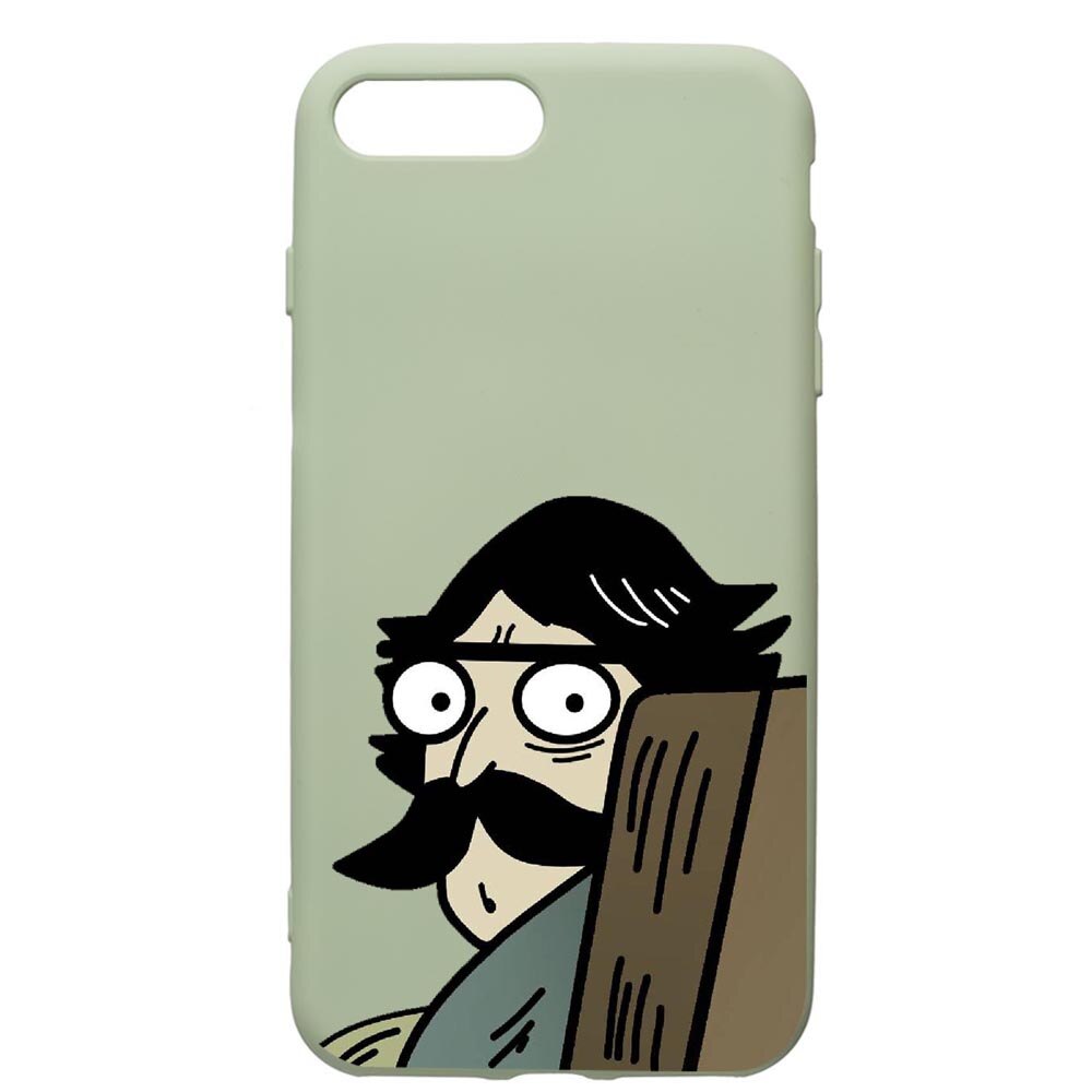 Husa de protectie Apple iPhone 8 Plus / iPhone 7 Plus, Meme, silicon, cu interiorul din material textil, protectie camera, Beryl, PGR653