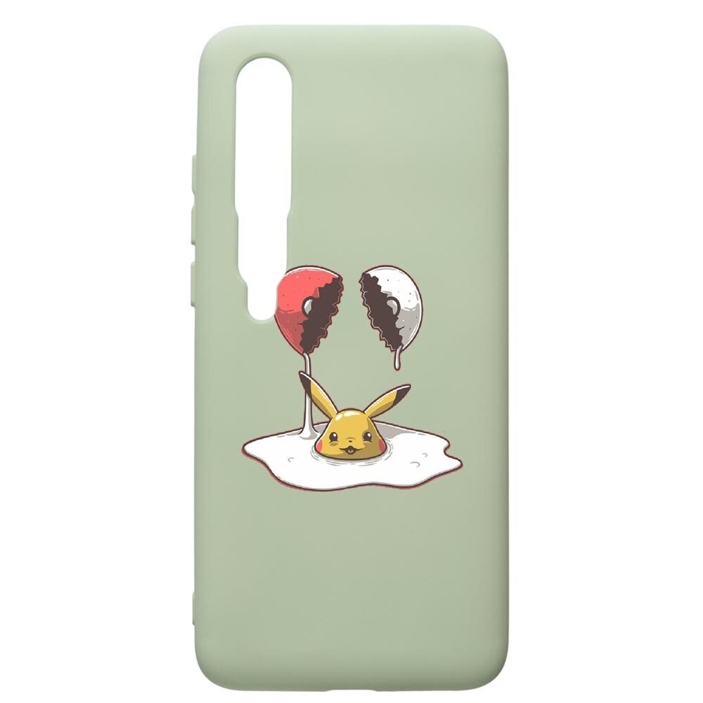Husa de protectie Xiaomi Mi 10 / Mi 10 Pro, Meme, silicon, cu interiorul din material textil, protectie camera, Beryl, PGR656