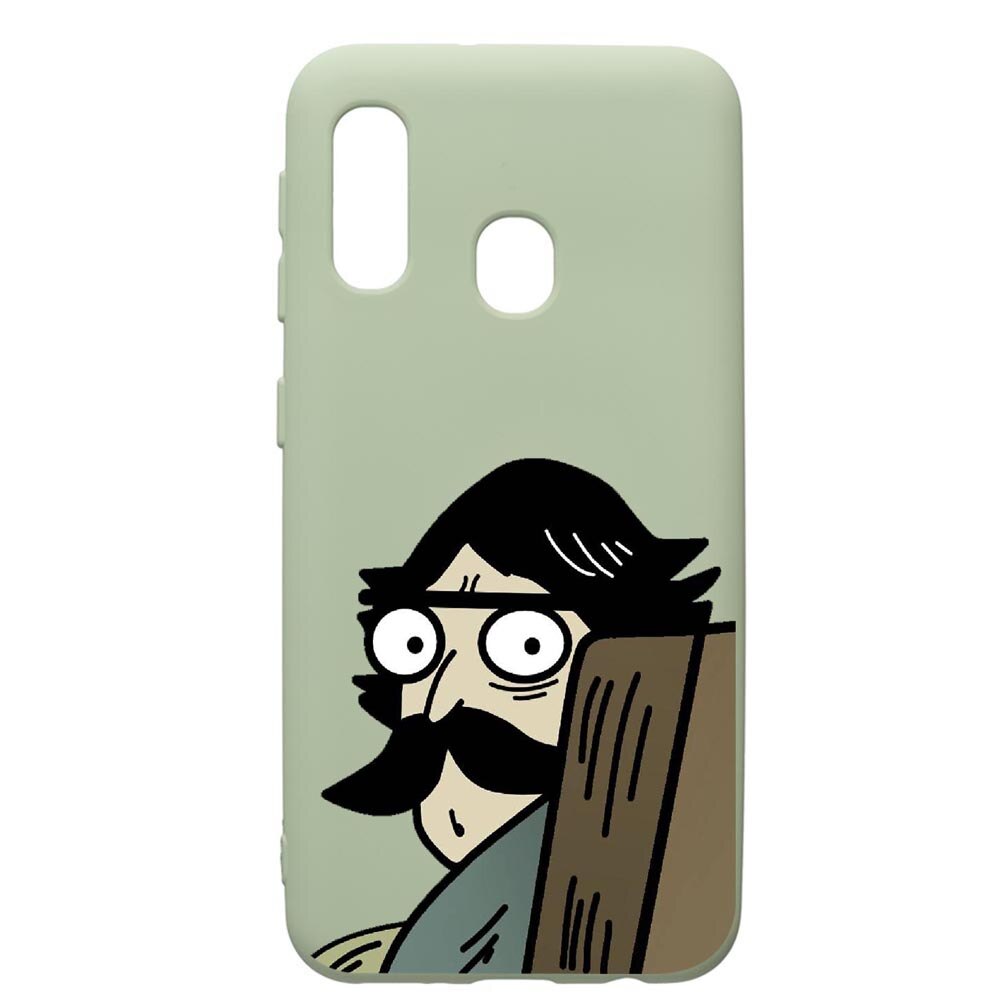 Husa de protectie Samsung Galaxy A20e, Meme, silicon, cu interiorul din material textil, protectie camera, Beryl, PGR653
