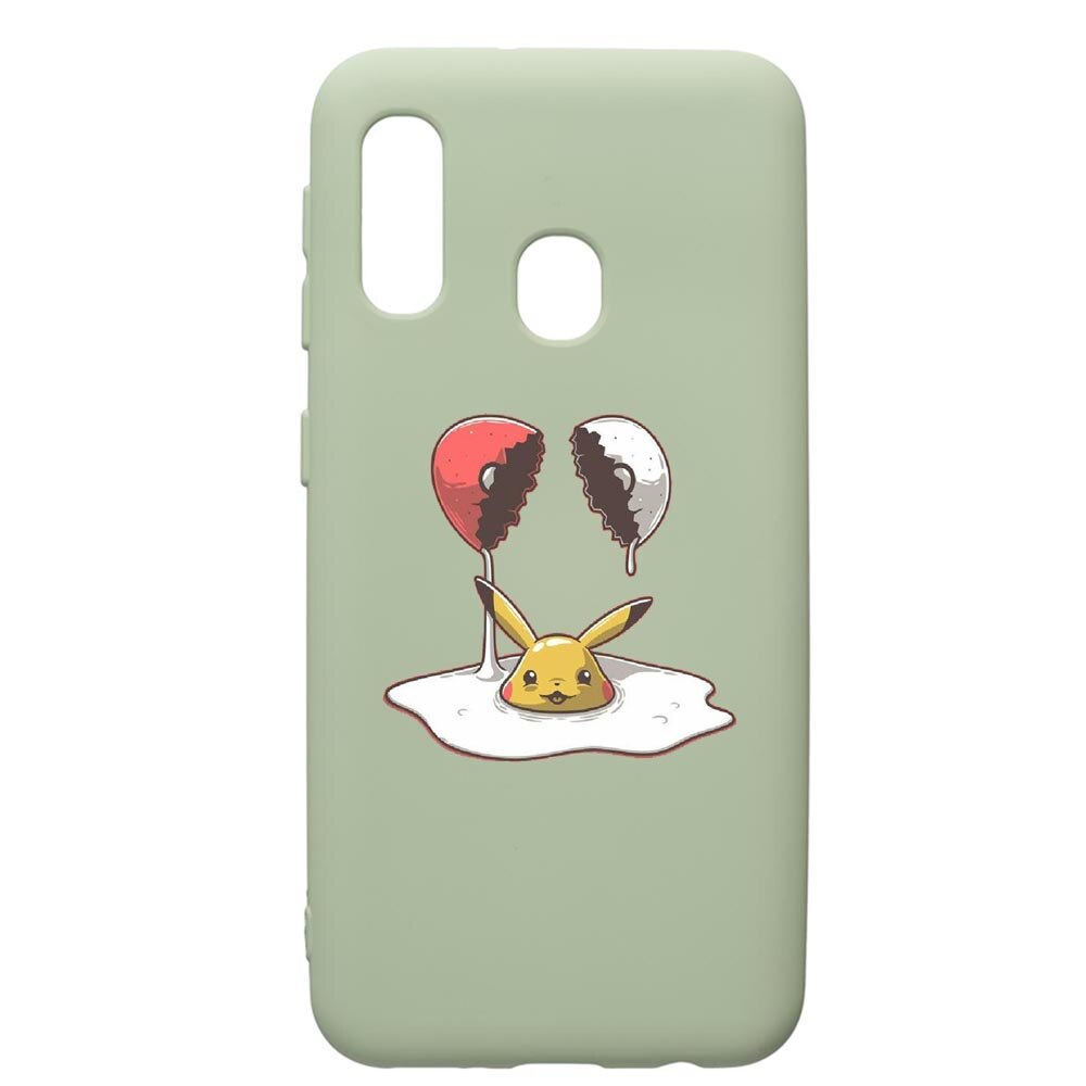Husa de protectie Samsung Galaxy A20e, Meme, silicon, cu interiorul din material textil, protectie camera, Beryl, PGR656