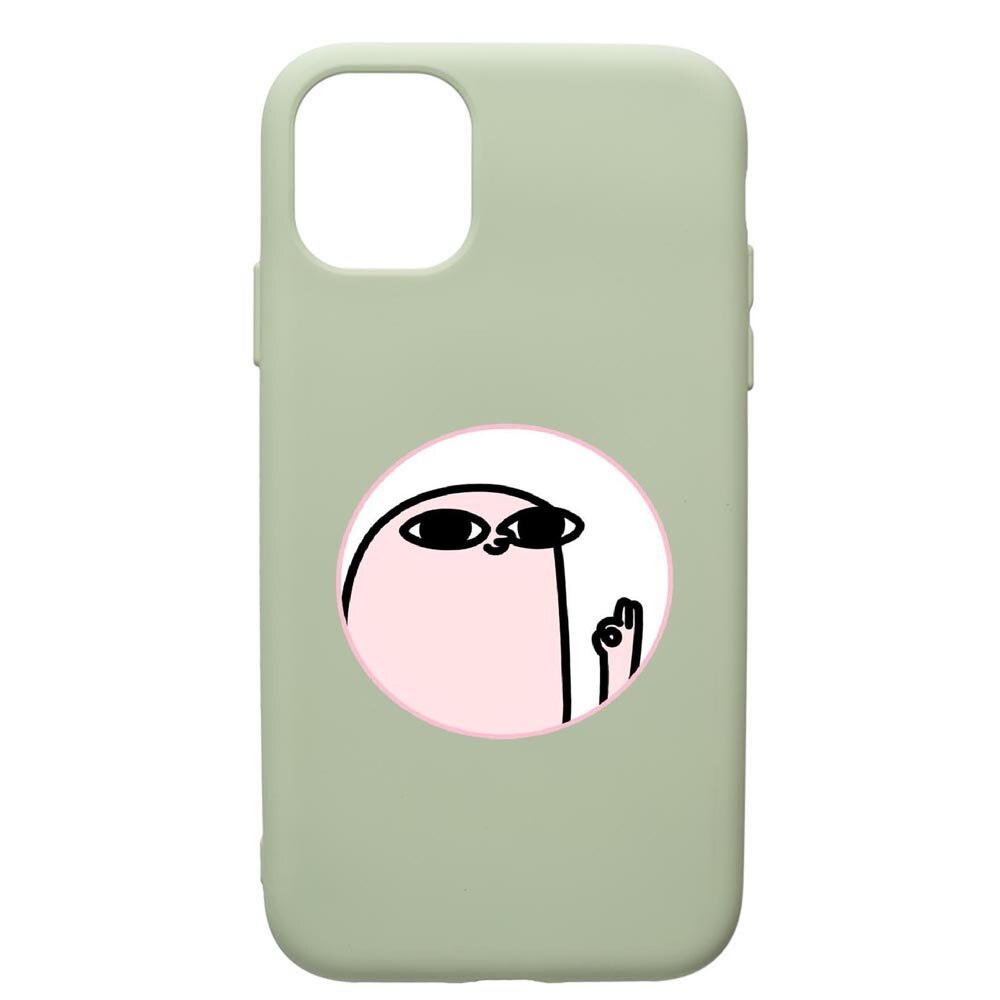 Husa de protectie Apple iPhone 12 Mini, Meme, silicon, cu interiorul din material textil, protectie camera, Beryl, PGR658