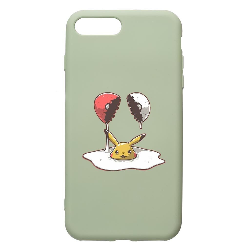 Husa de protectie Apple iPhone 8 Plus / iPhone 7 Plus, Meme, silicon, cu interiorul din material textil, protectie camera, Beryl, PGR656