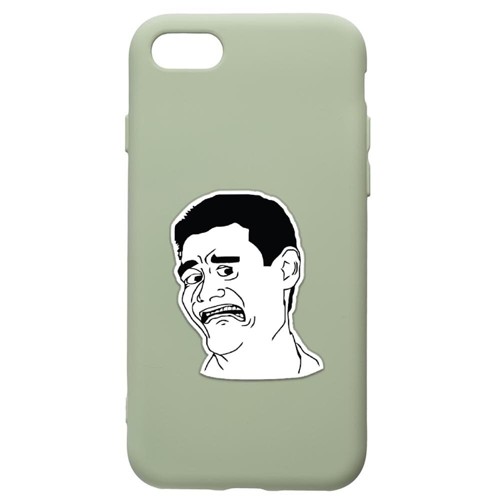Husa de protectie Apple iPhone SE 2 / iPhone 8 / iPhone 7, Meme - Harold, silicon, cu interiorul din material textil, protectie camera, Beryl, PGR660