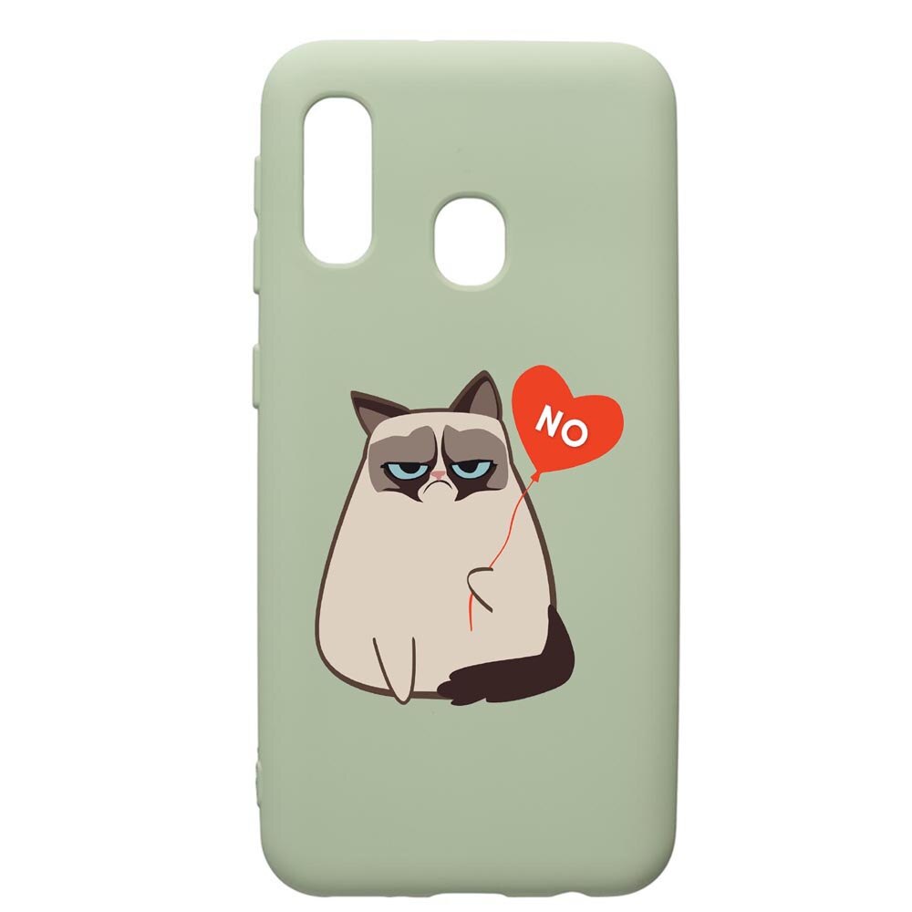 Husa de protectie Samsung Galaxy A40, Meme - Gumpy, silicon, cu interiorul din material textil, protectie camera, Beryl, PGR657