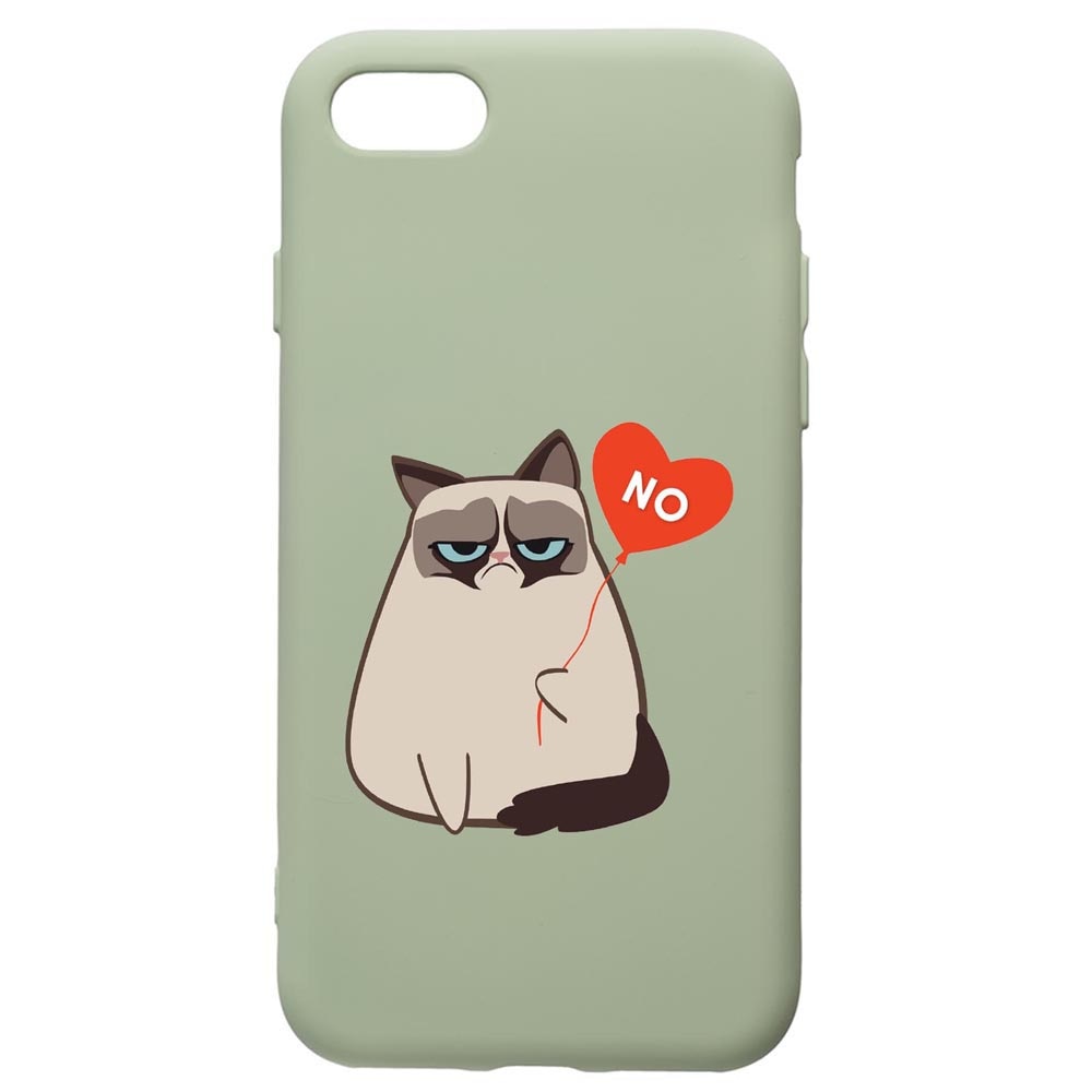Husa de protectie Apple iPhone SE 2 / iPhone 8 / iPhone 7, Meme - Gumpy, silicon, cu interiorul din material textil, protectie camera, Beryl, PGR657