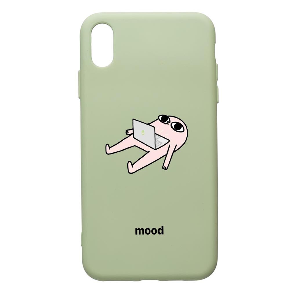 Husa de protectie Apple iPhone XR, Meme, silicon, cu interiorul din material textil, protectie camera, Beryl, PGR659