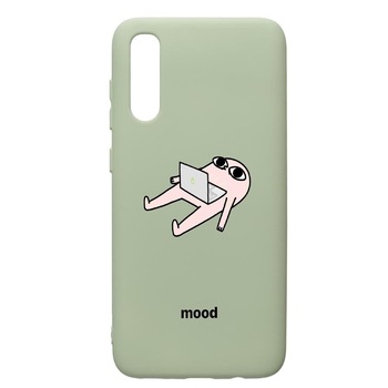 Husa de protectie Samsung Galaxy A70, Meme, silicon, cu interiorul din material textil, protectie camera, Beryl, PGR659 Husa de protectie Samsung Galaxy A70, Meme, silicon, cu interiorul din material textil, protectie camera, Beryl, PGR659