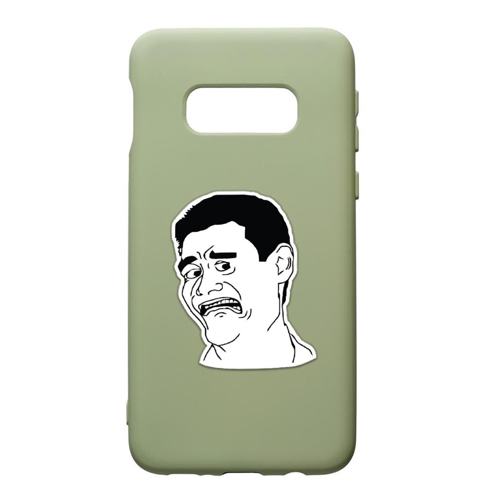 Husa de protectie Samsung Galaxy S10, Meme - Harold, silicon, cu interiorul din material textil, protectie camera, Beryl, PGR660