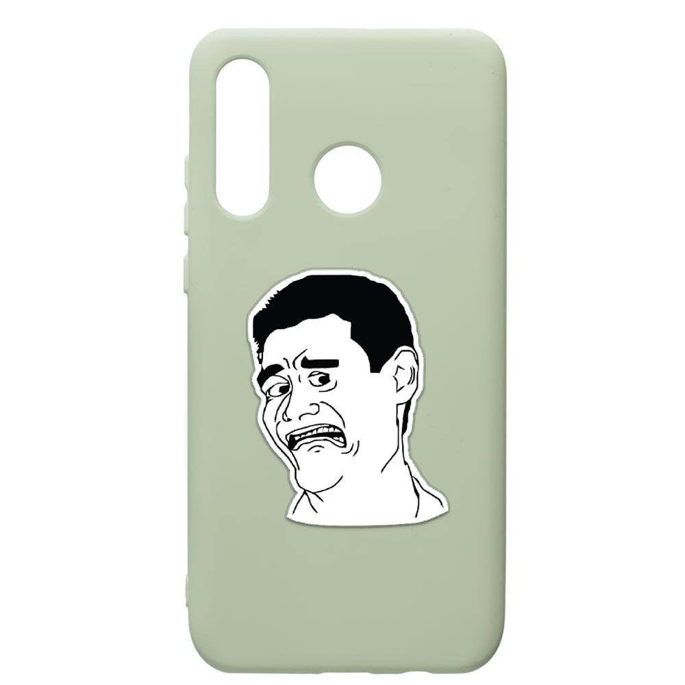 Husa de protectie Huawei P40 Lite E / Y7p, Meme - Harold, silicon, cu interiorul din material textil, protectie camera, Beryl, PGR660