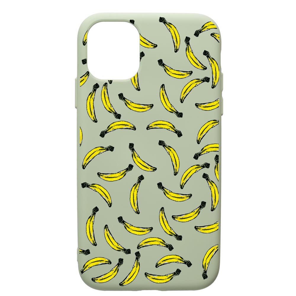 Husa de protectie Apple iPhone 11 Pro, Bananas, silicon, cu interiorul din material textil, protectie camera, Beryl, PGR664