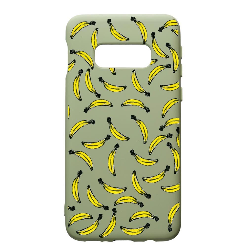 Husa de protectie Samsung Galaxy S10, Bananas, silicon, cu interiorul din material textil, protectie camera, Beryl, PGR664
