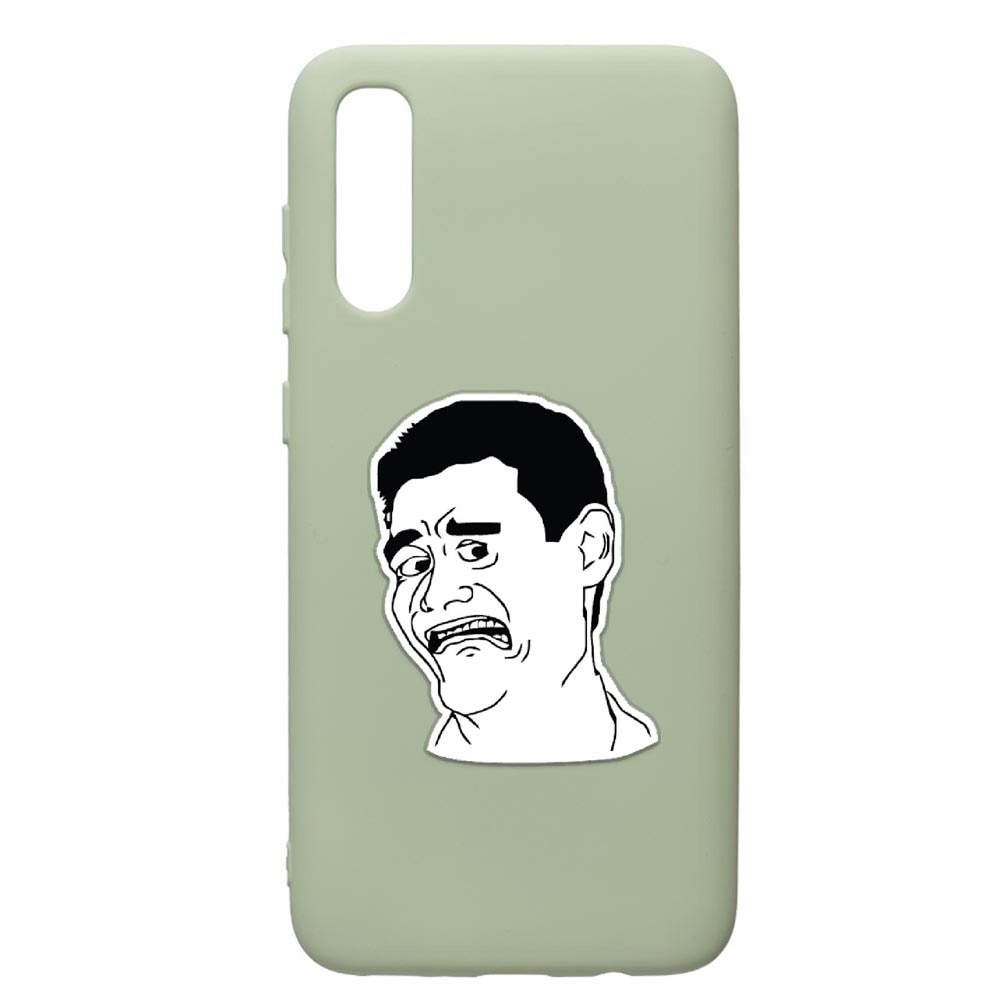 Husa de protectie Samsung Galaxy A70, Meme - Harold, silicon, cu interiorul din material textil, protectie camera, Beryl, PGR660
