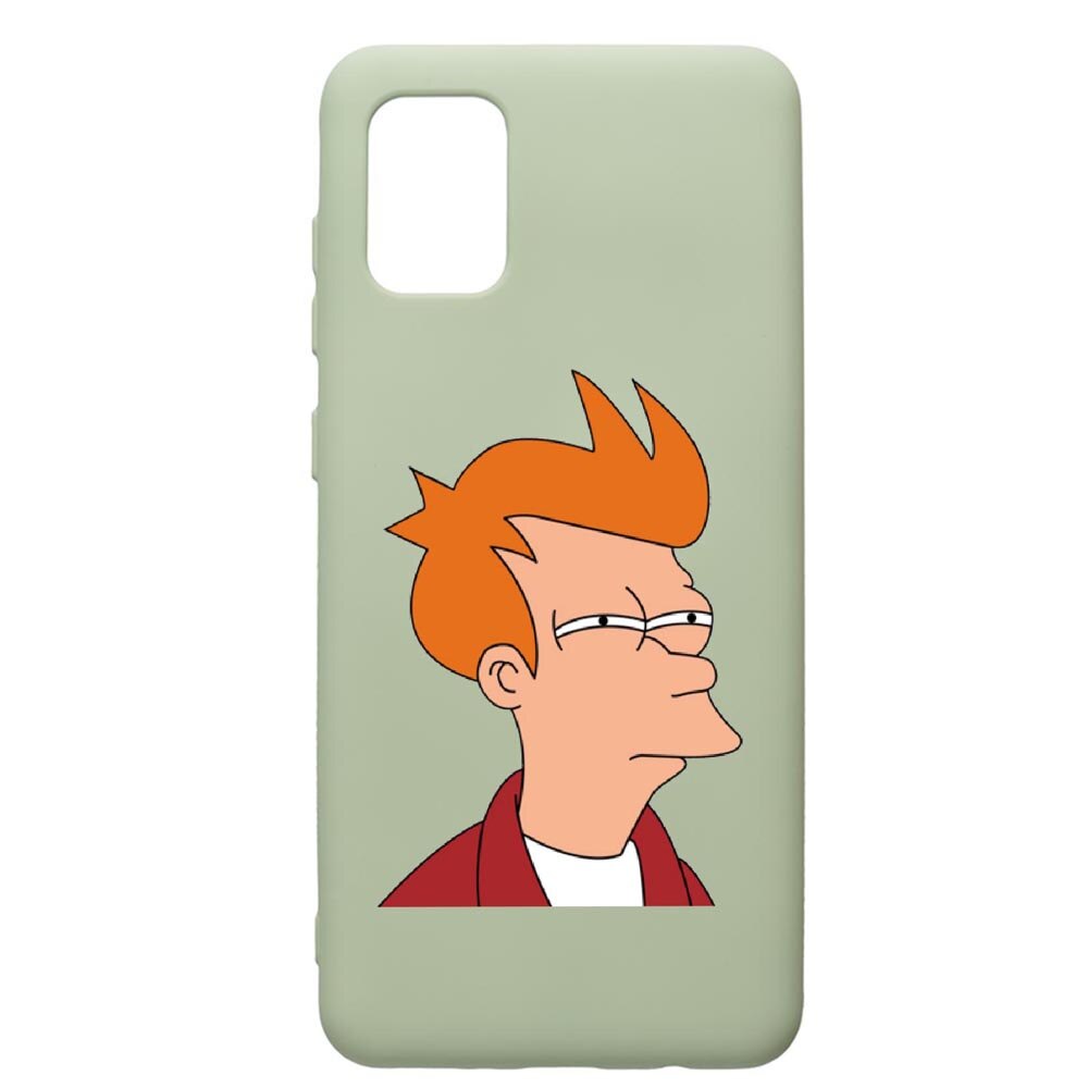 Husa de protectie Samsung Galaxy A71, Meme, silicon, cu interiorul din material textil, protectie camera, Beryl, PGR663