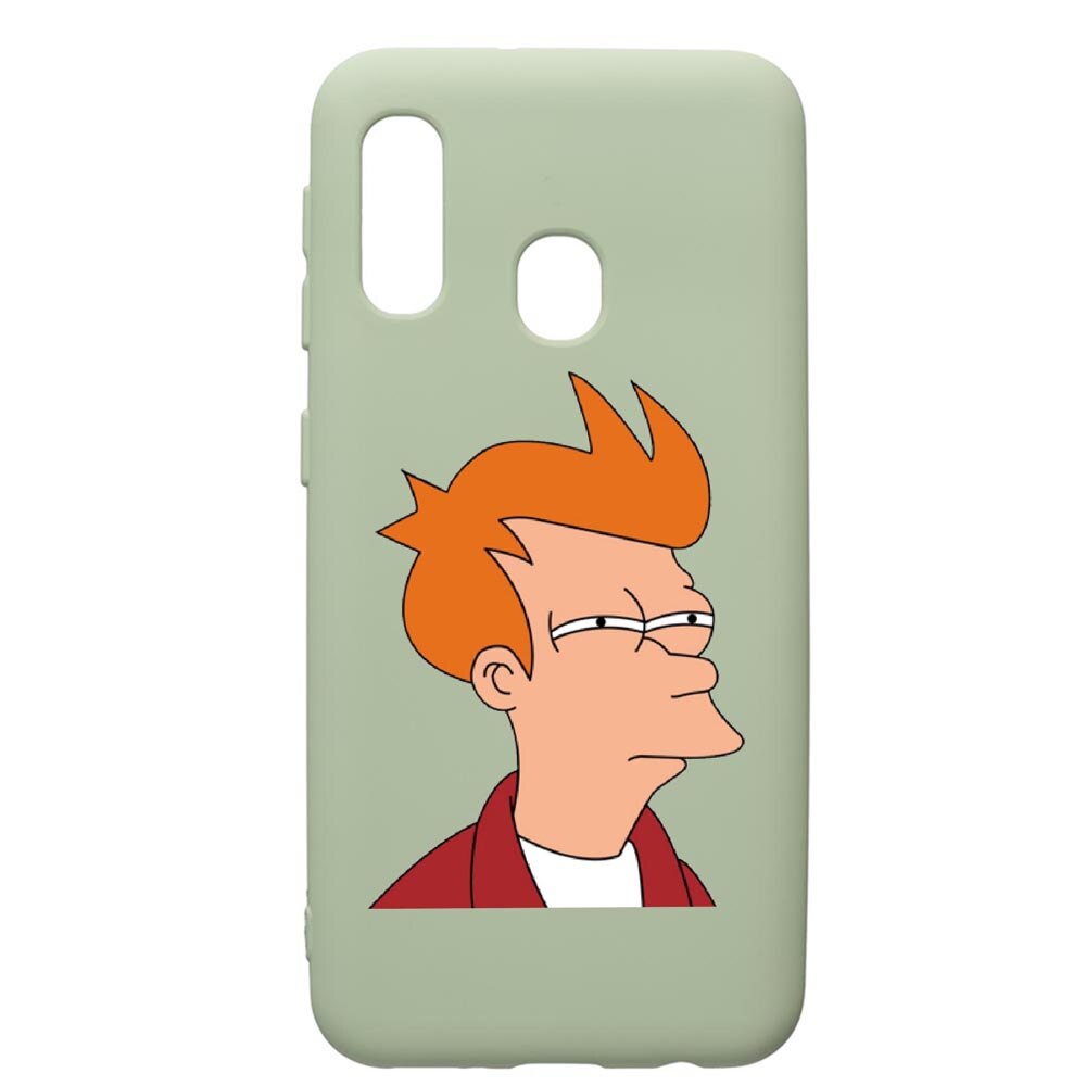 Husa de protectie Samsung Galaxy A20e, Meme, silicon, cu interiorul din material textil, protectie camera, Beryl, PGR663