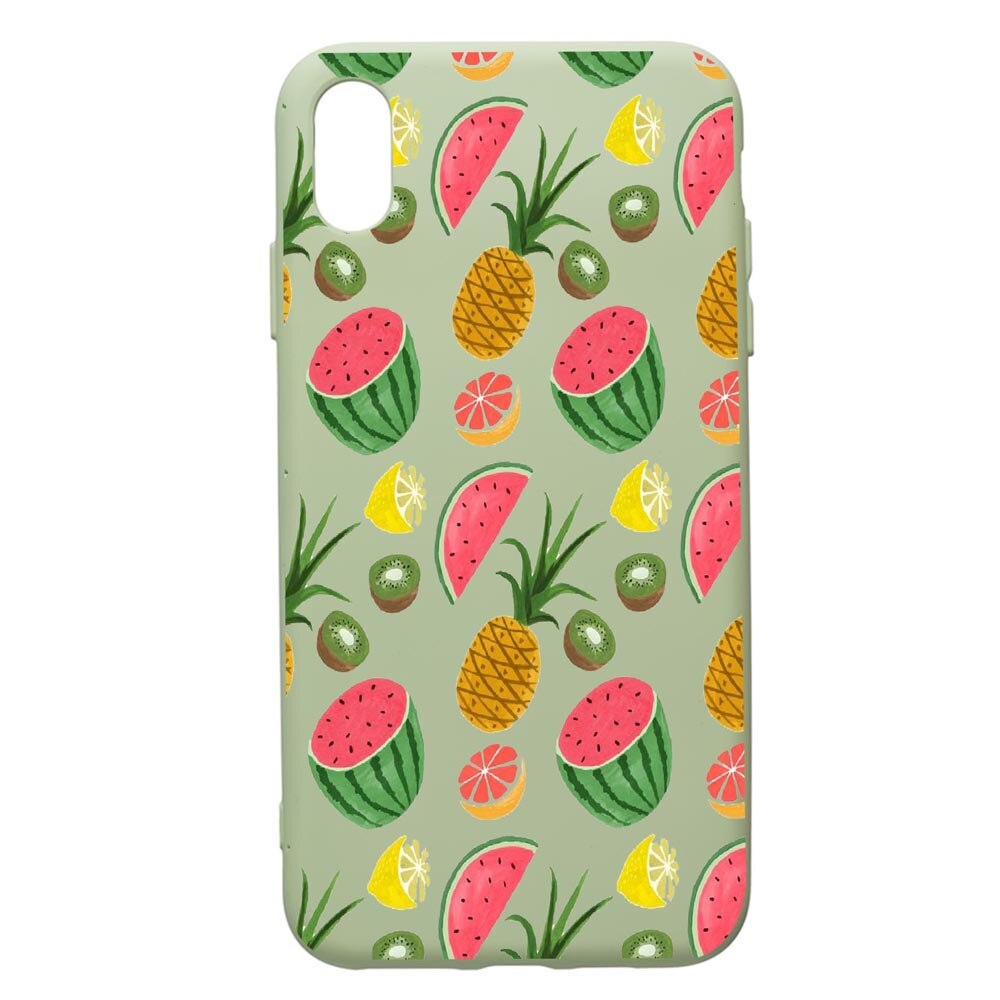 Husa de protectie Huawei Y6 2019, Ananas, silicon, cu interiorul din material textil, protectie camera, Beryl, PGR666