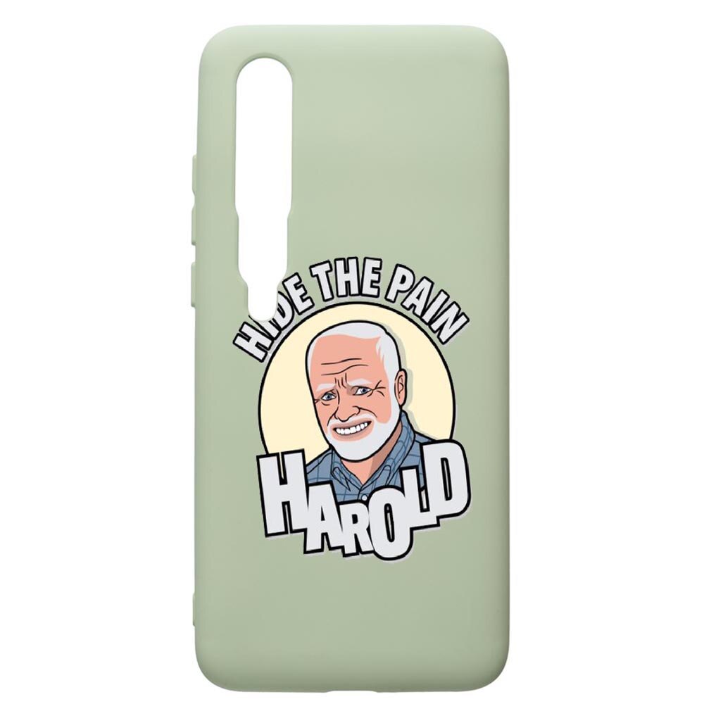 Husa de protectie Xiaomi Mi 10 / Mi 10 Pro, Meme - Harold, silicon, cu interiorul din material textil, protectie camera, Beryl, PGR662