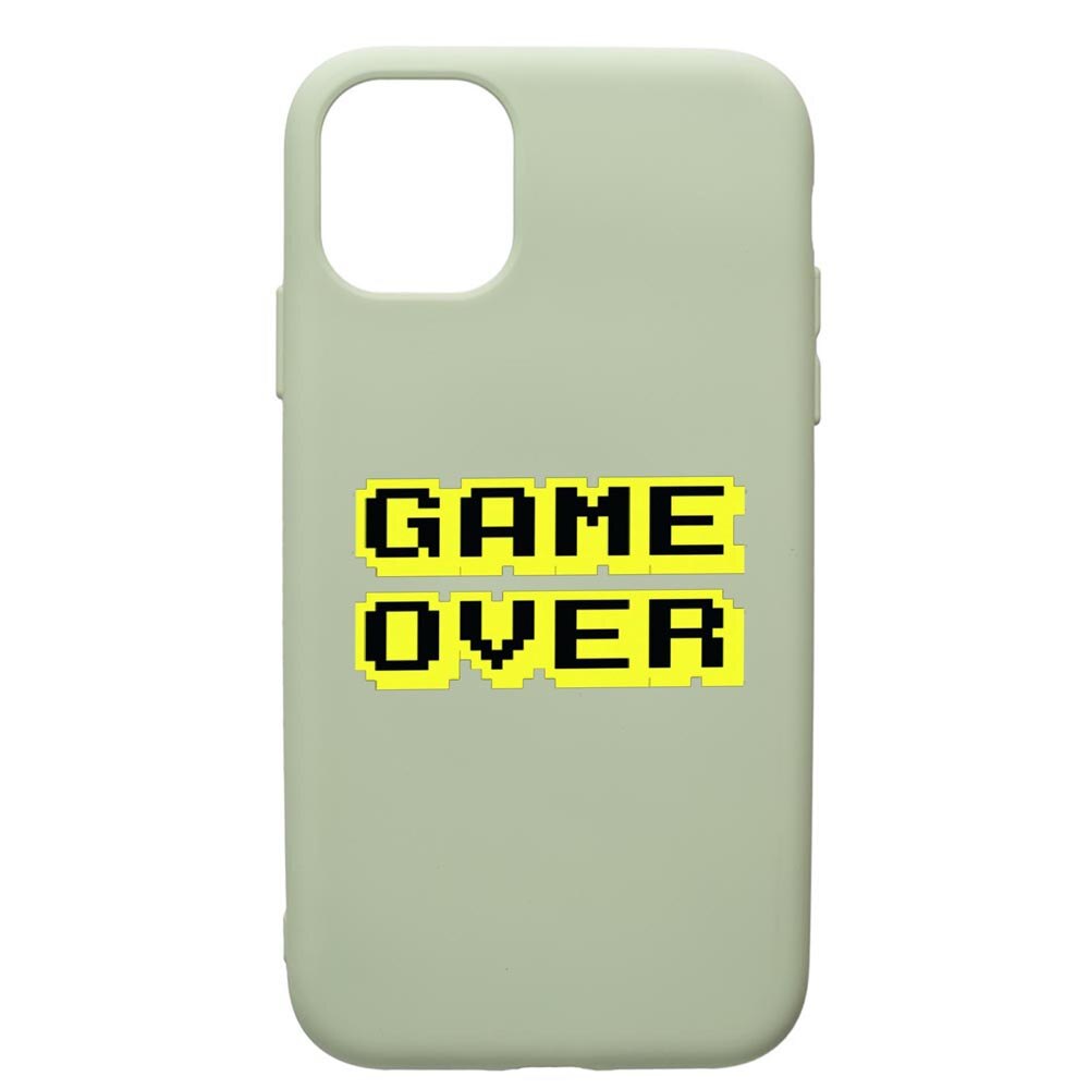 Husa de protectie Apple iPhone 11, Gamer Over, silicon, cu interiorul din material textil, protectie camera, Beryl, PGR671