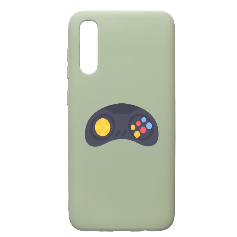 Husa de protectie Samsung Galaxy A70, Gamer - Xbox, silicon, cu interiorul din material textil, protectie camera, Beryl, PGR672