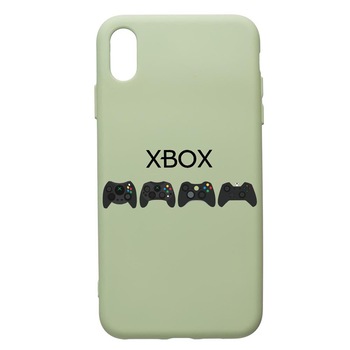 Husa de protectie Apple iPhone XS Max, Gamer - Xbox, silicon, cu interiorul din material textil, protectie camera, Beryl, PGR674 Husa de protectie Apple iPhone XS Max, Gamer - Xbox, silicon, cu interiorul din material textil, protectie camera, Beryl, PGR674