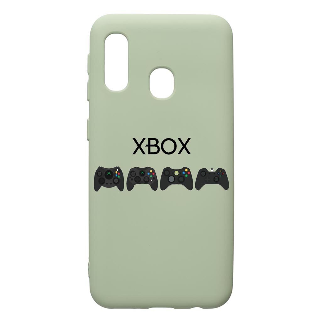 Husa de protectie Samsung Galaxy A20e, Gamer - Xbox, silicon, cu interiorul din material textil, protectie camera, Beryl, PGR674