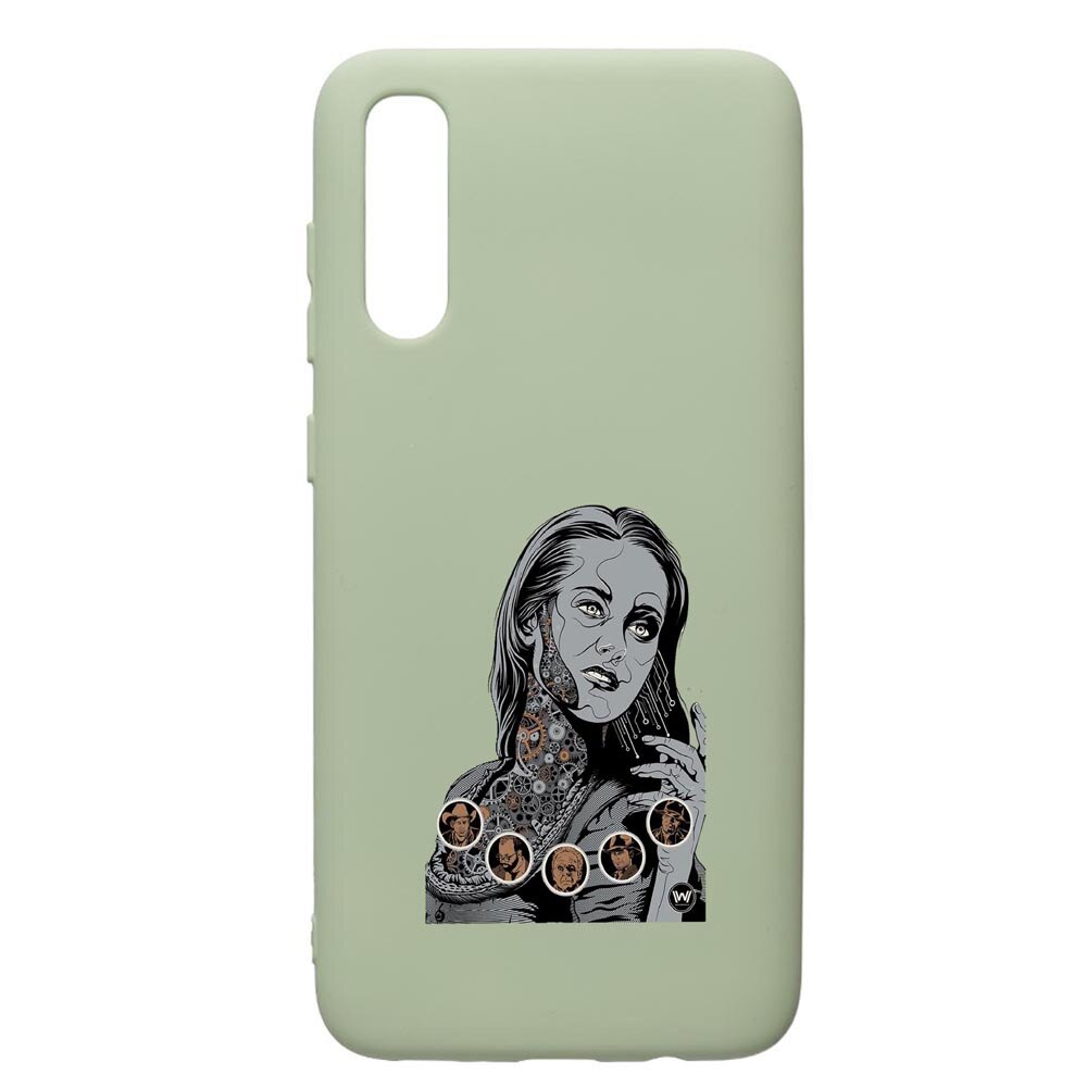 Husa de protectie Samsung Galaxy A70, Westworld, Movie, silicon, cu interiorul din material textil, protectie camera, Beryl, PGR680