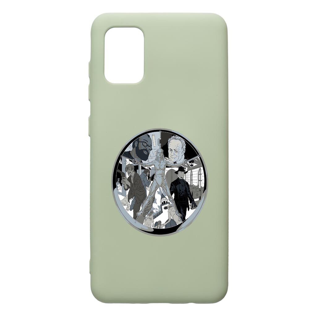 Husa de protectie Samsung Galaxy A71, Westworld, Movie, silicon, cu interiorul din material textil, protectie camera, Beryl, PGR681