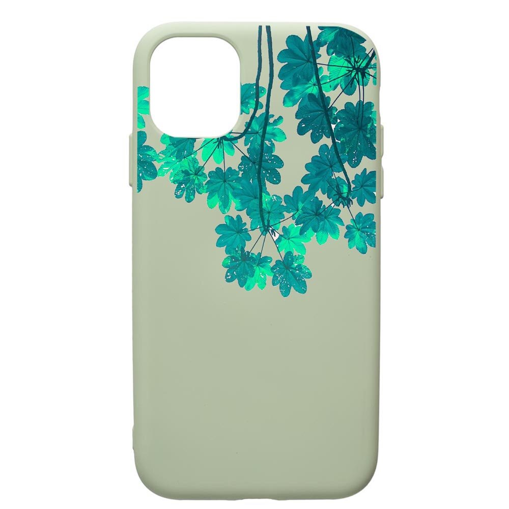 Husa de protectie Apple iPhone 11, Green Forest, silicon, cu interiorul din material textil, protectie camera, Beryl, PGR682