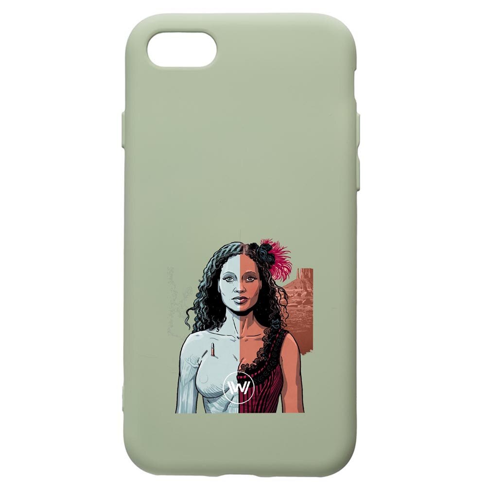 Husa de protectie Apple iPhone SE 2 / iPhone 8 / iPhone 7, Westworld, Movie, silicon, cu interiorul din material textil, protectie camera, Beryl, PGR677