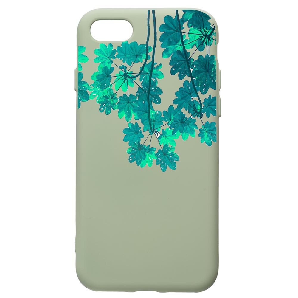Husa de protectie Apple iPhone SE 2 / iPhone 8 / iPhone 7, Green Forest, silicon, cu interiorul din material textil, protectie camera, Beryl, PGR682