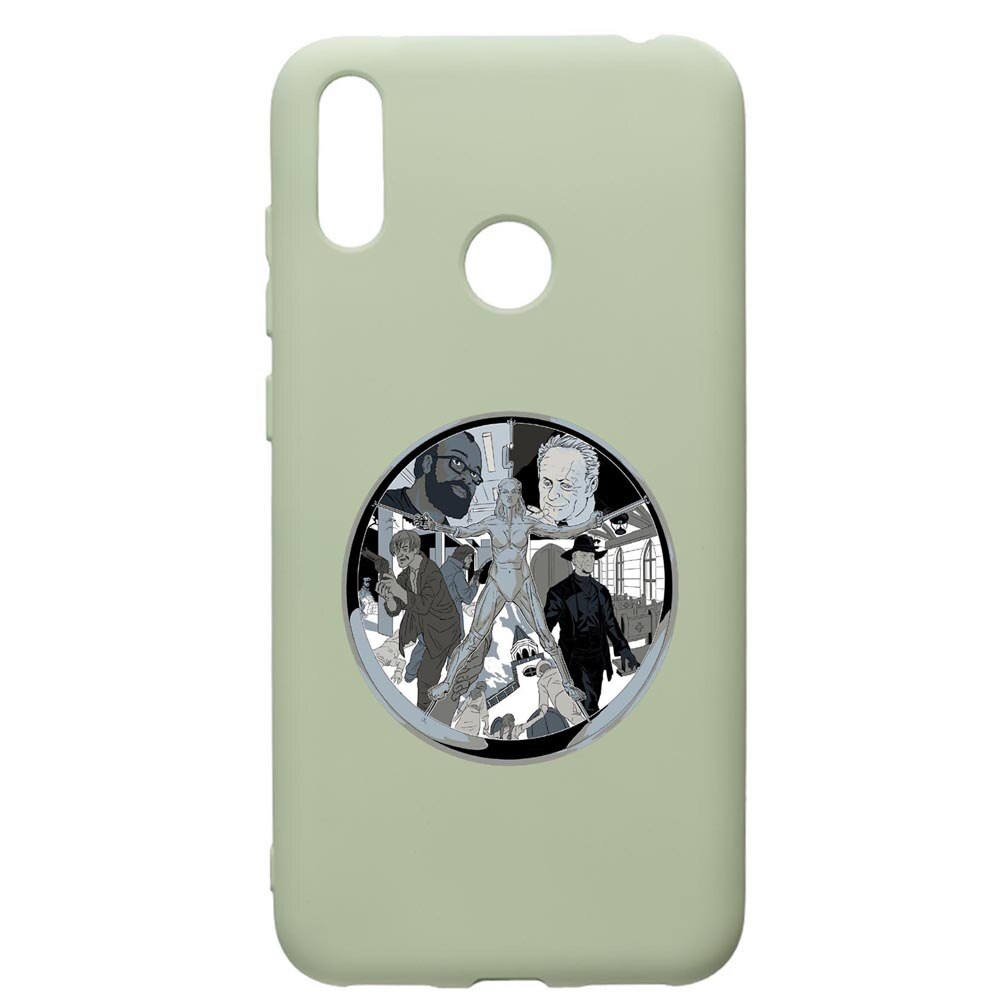 Husa de protectie Huawei Y7 2019, Westworld, Movie, silicon, cu interiorul din material textil, protectie camera, Beryl, PGR681