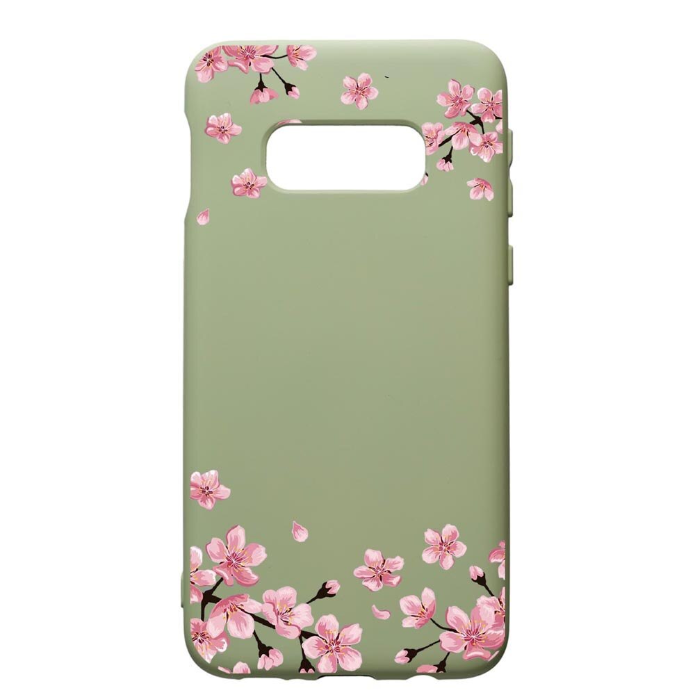 Husa de protectie Samsung Galaxy S10E, Pastel colors - Flowers, silicon, cu interiorul din material textil, protectie camera, Beryl, PGR694