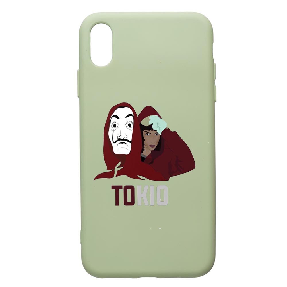 Husa de protectie Samsung Galaxy A10, La Casa De Papel - Tokyo, silicon, cu interiorul din material textil, protectie camera, Beryl, PGR710