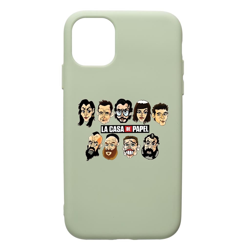 Husa de protectie Apple iPhone 12 Pro Max, La Casa De Papel, silicon, cu interiorul din material textil, protectie camera, Beryl, PGR713