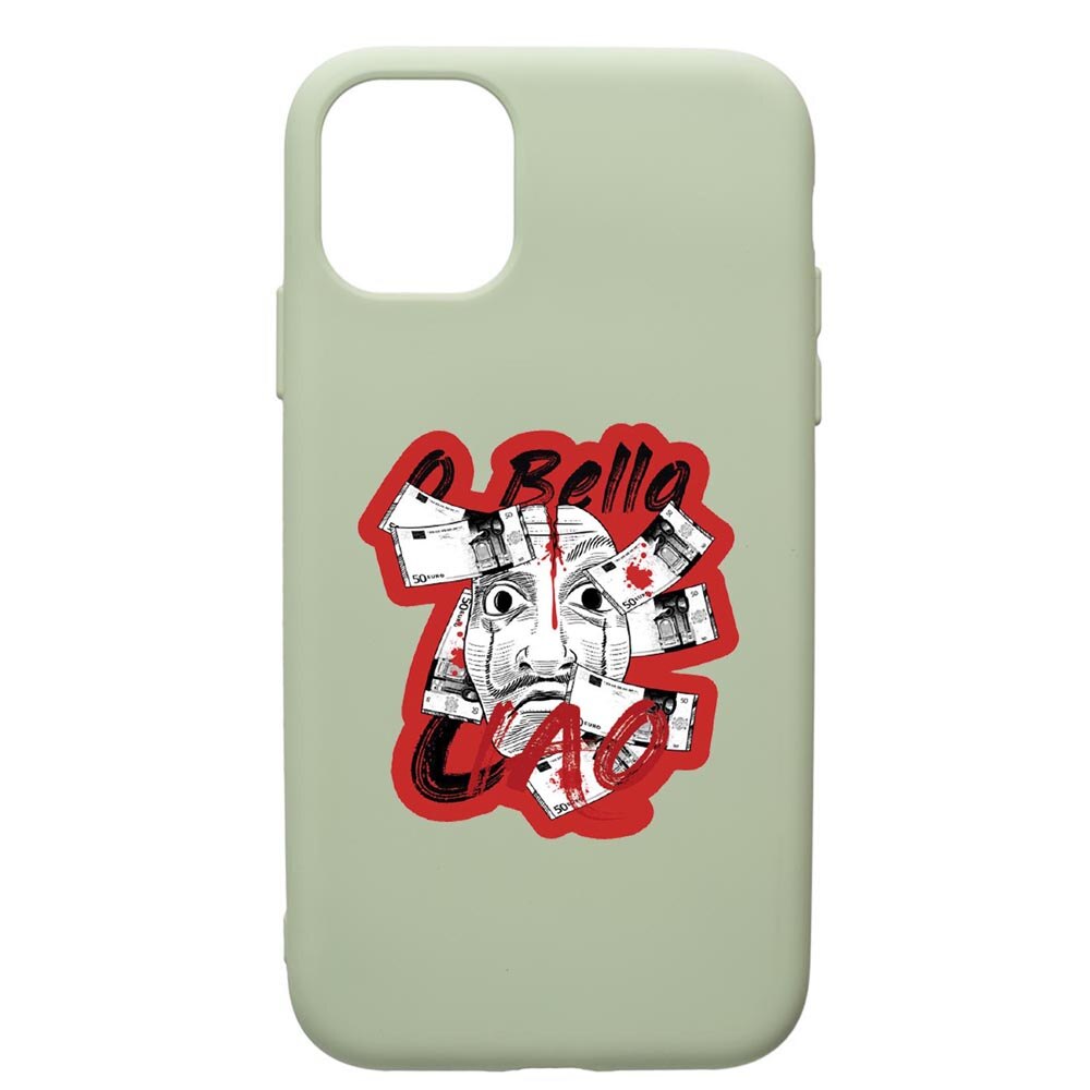 Husa de protectie Apple iPhone 11 Pro Max, La Casa De Papel, silicon, cu interiorul din material textil, protectie camera, Beryl, PGR716