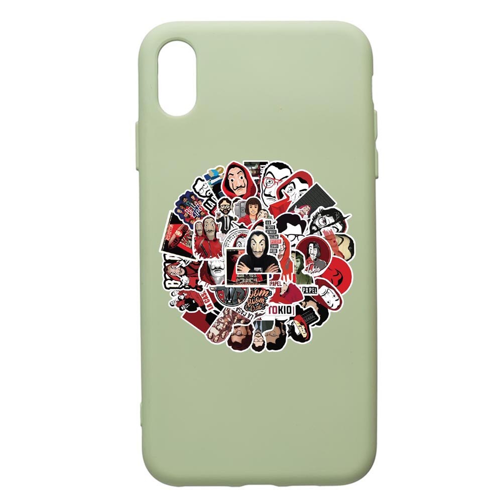Husa de protectie Huawei Y6 2019, La Casa De Papel, silicon, cu interiorul din material textil, protectie camera, Beryl, PGR715